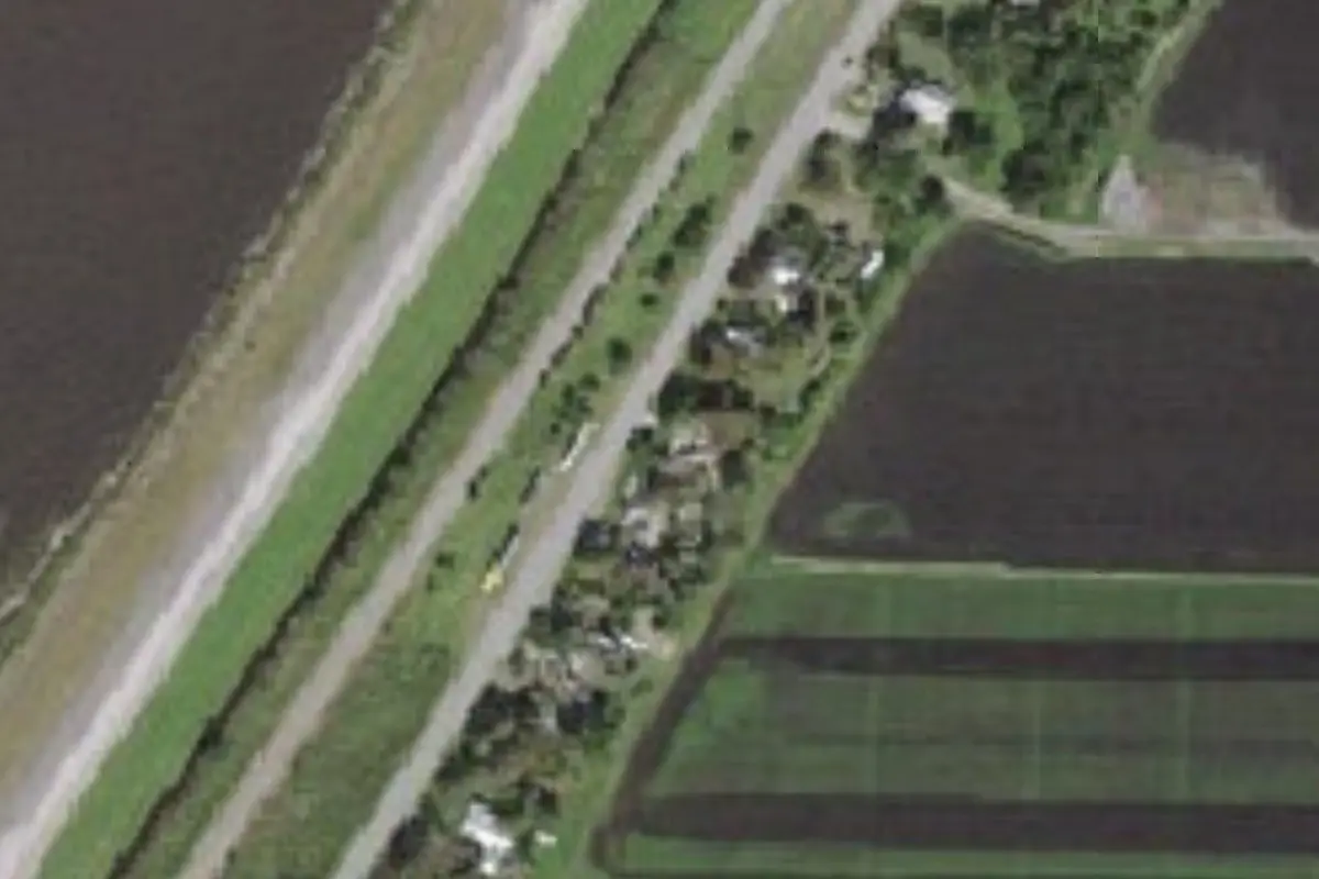 Aerial view of Connell's Trailer Park