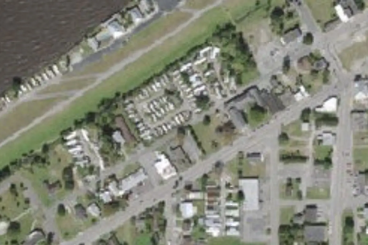 Aerial view of Pahokee Beach Sailing RV Resort