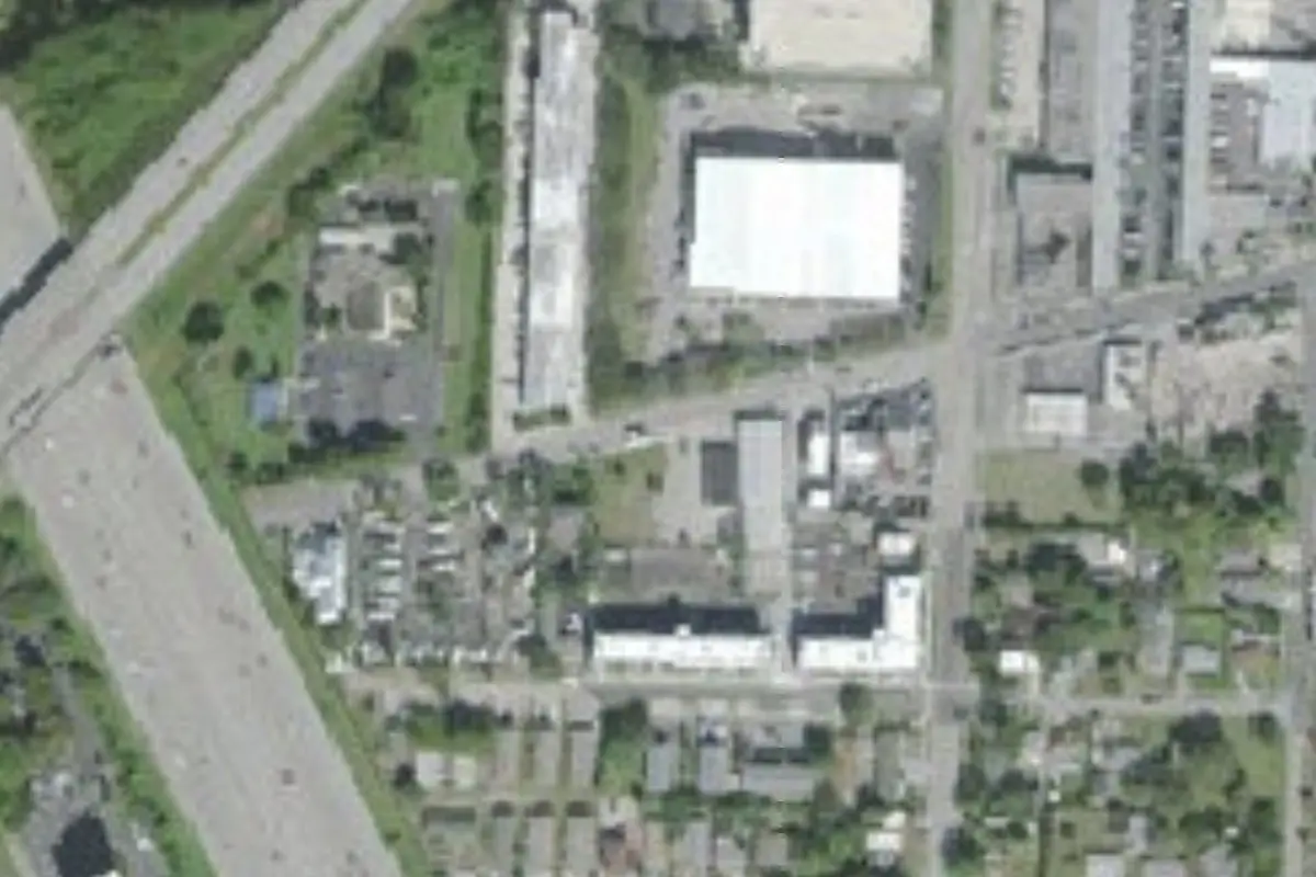 Aerial view of Palm Beach RV Park