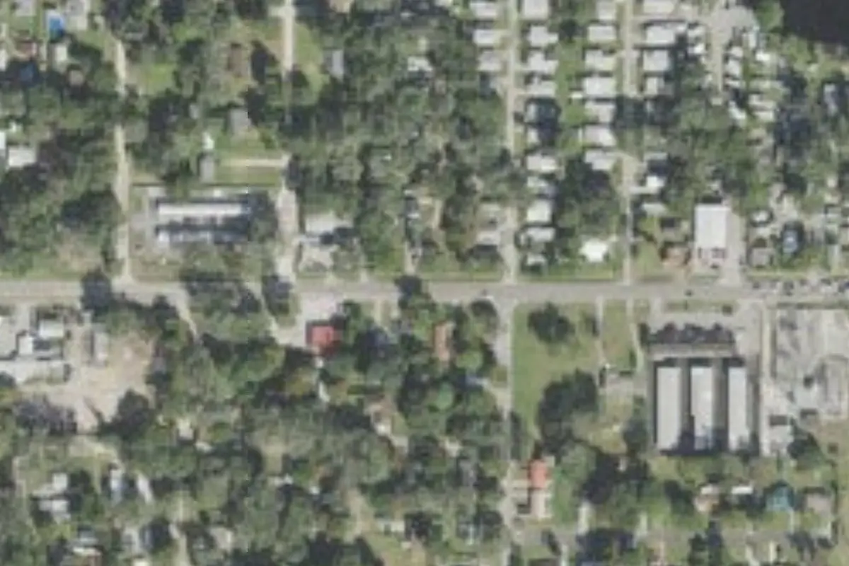 Aerial view of Andy's Travel Trailer Resort