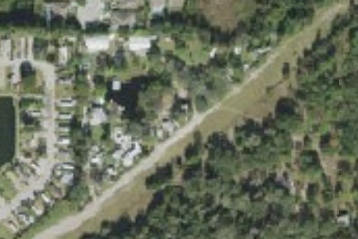 Aerial view of Bare RV Resort