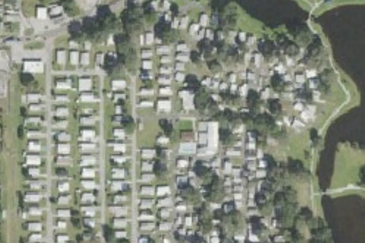Aerial view of Bedrock Winters (Winters Mobile Home Park)