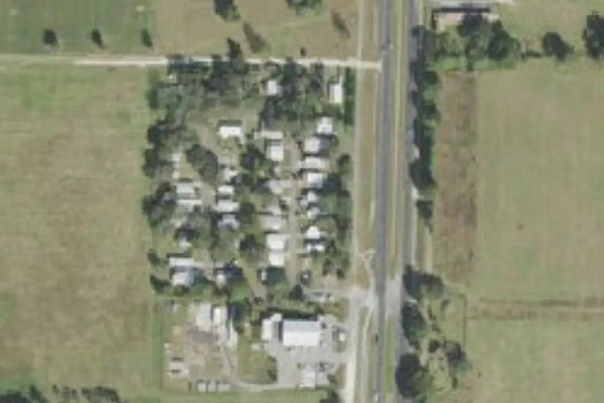 Aerial view of Florida Villas Mobile Home Park