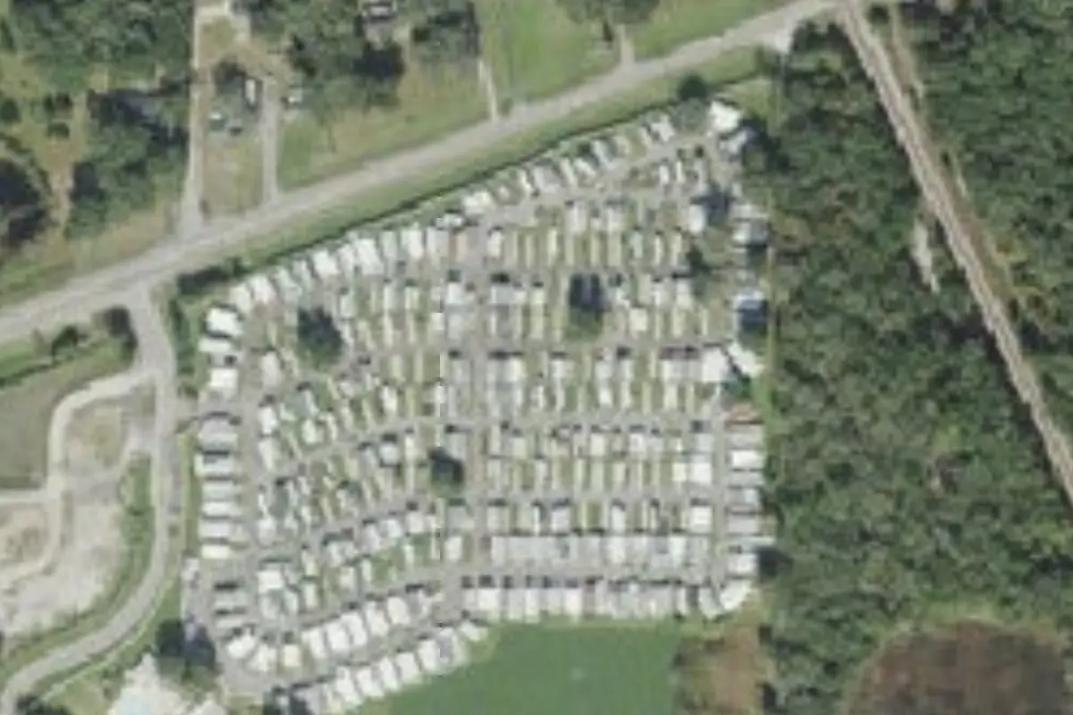 Aerial view of Forest Lake Village