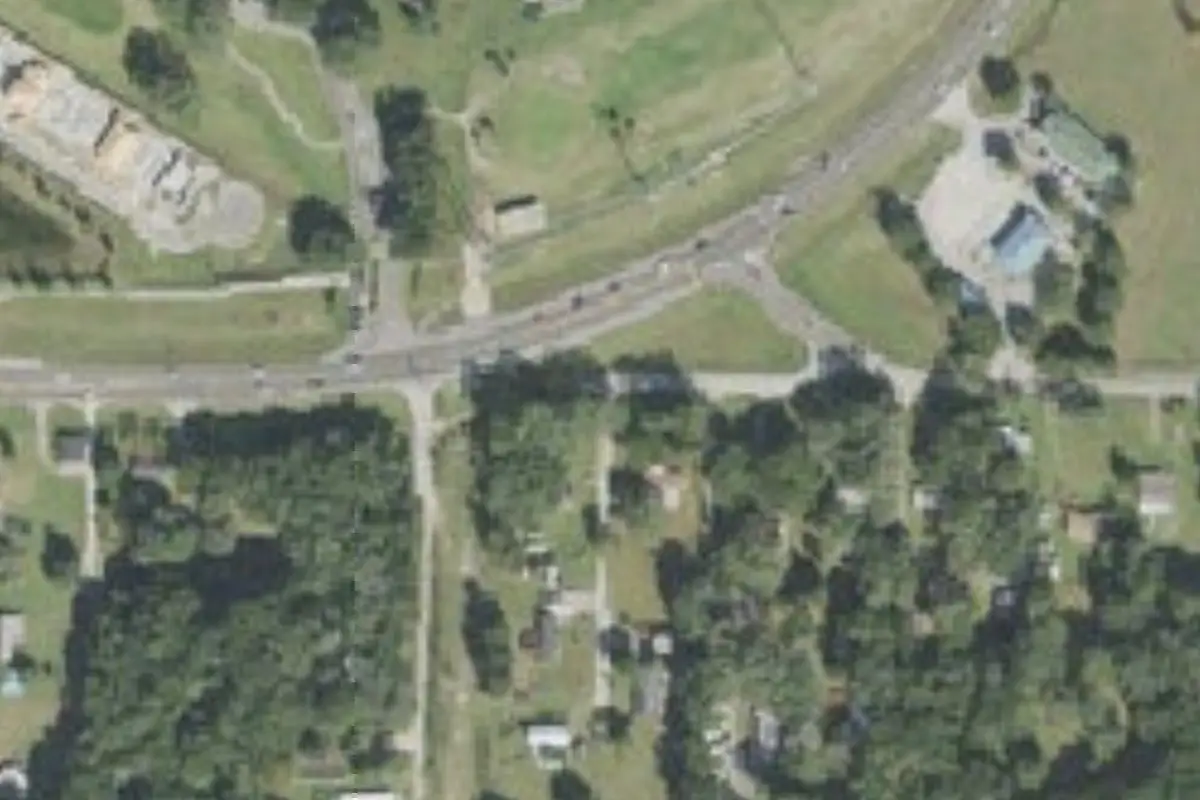 Aerial view of Golf View Mobile Home and RV Park