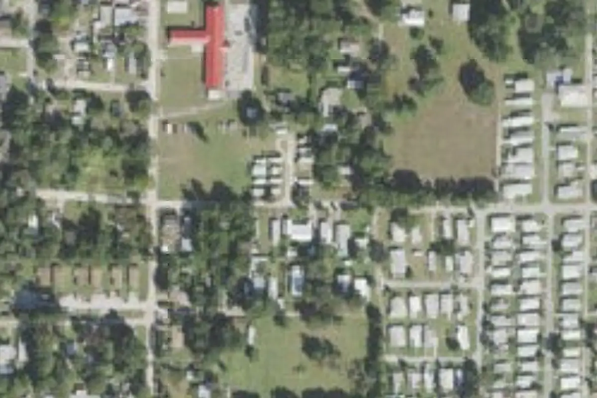 Aerial view of Hilton's RV Park