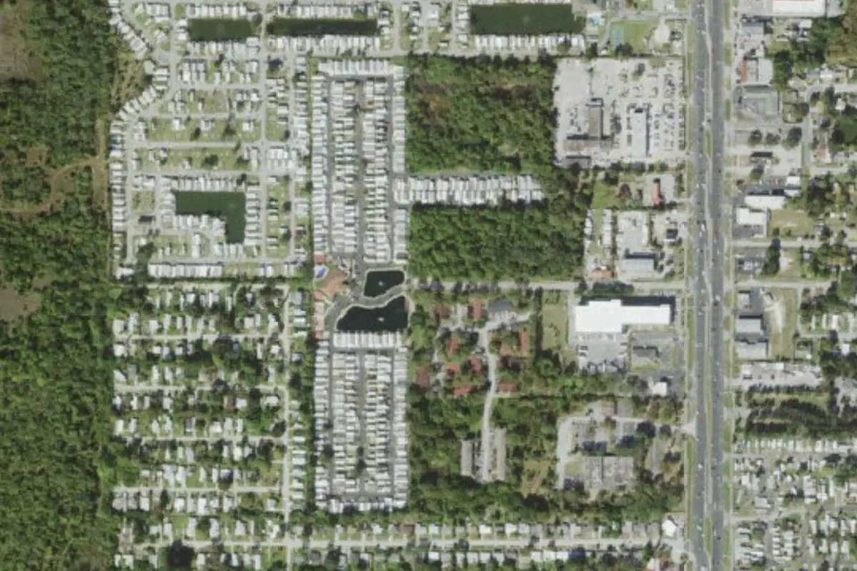 Aerial view of Ja-Mar North RV Resort