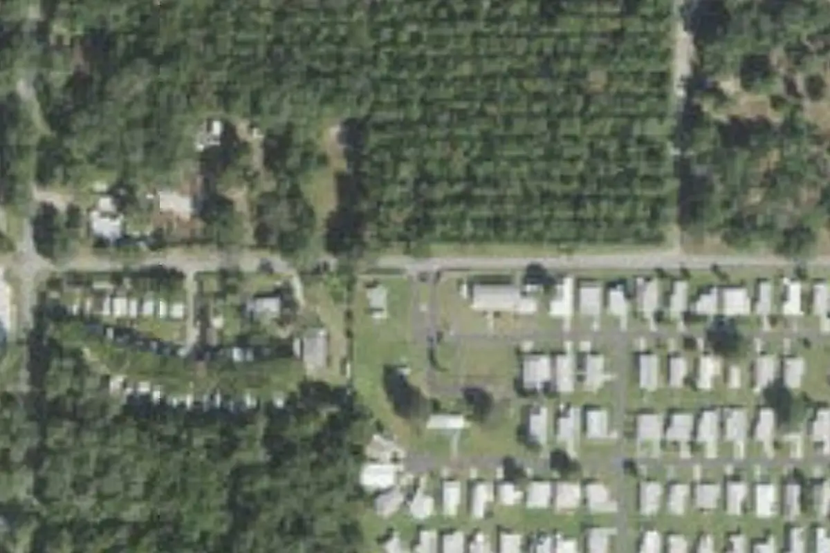 Aerial view of Kelly Korner RV Park