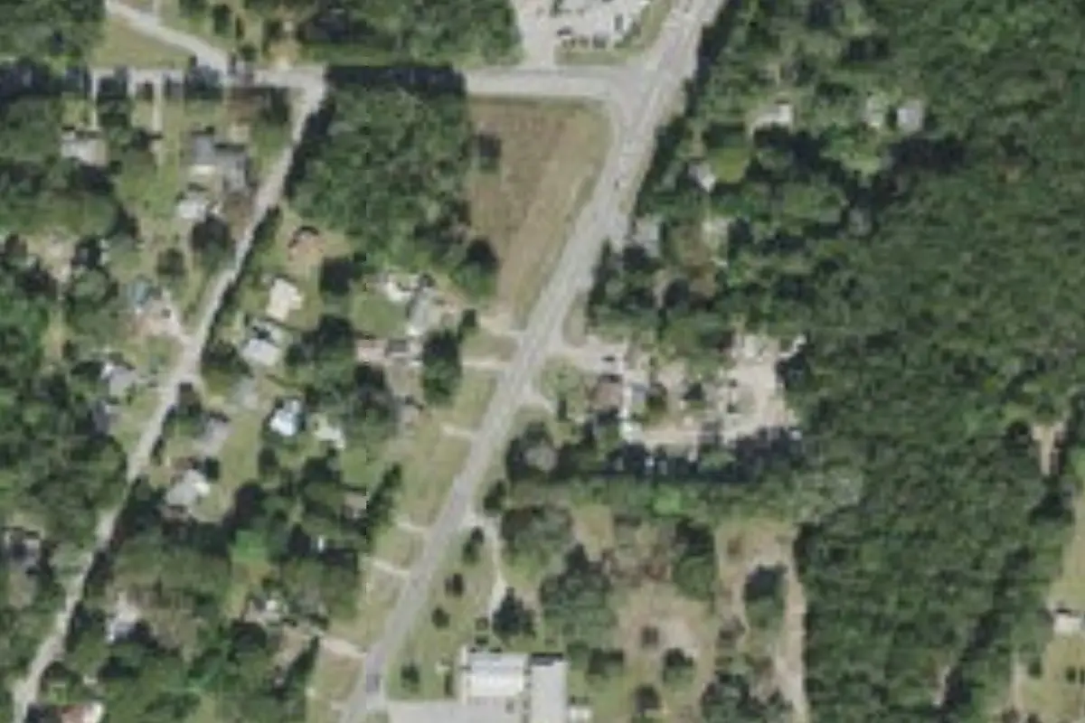 Aerial view of King's Motel and RV Park