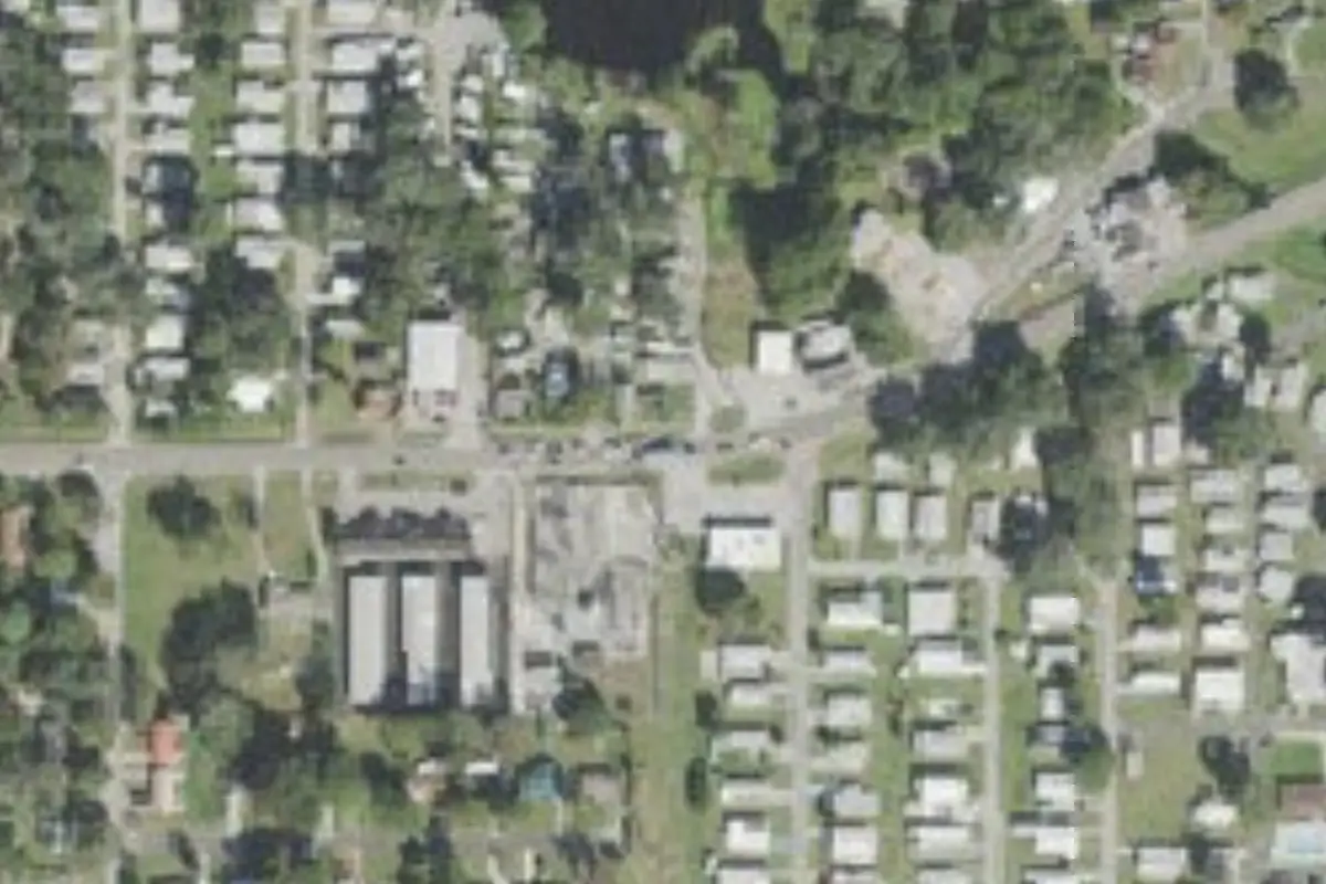Aerial view of Lakeview Mobile Home & RV Resort