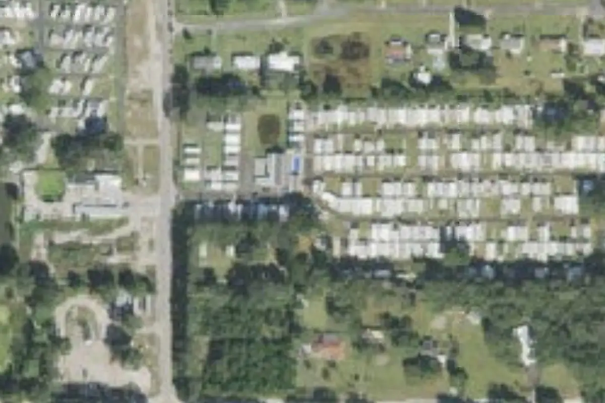 Aerial view of Leisure Days RV Resort
