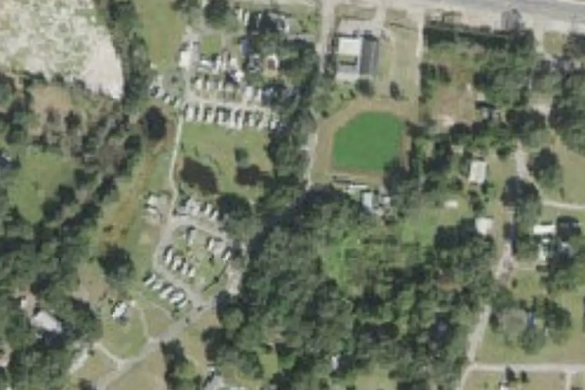 Aerial view of Little Flamingo RV Park