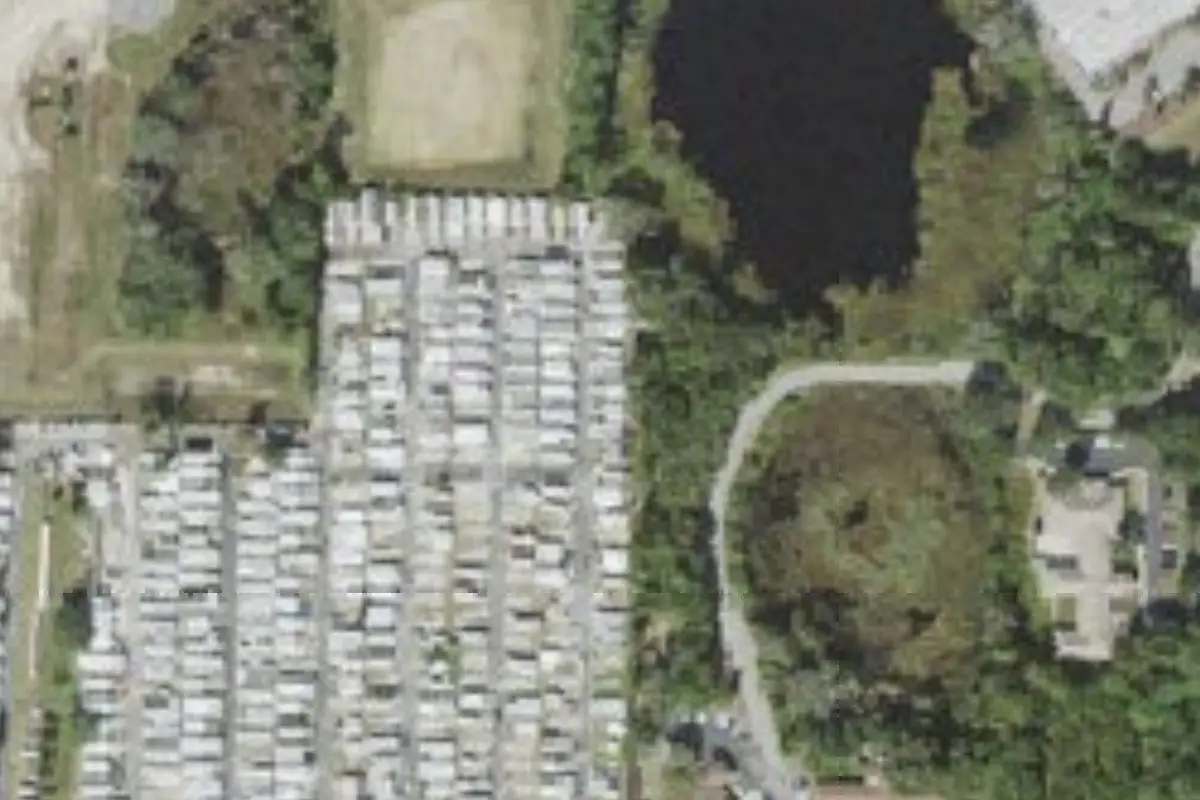 Aerial view of Orchid Lake RV Resort