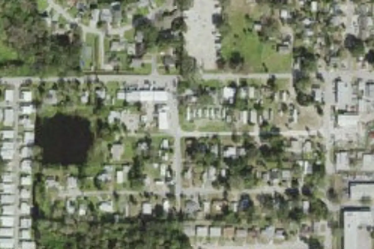 Aerial view of Palm Flats