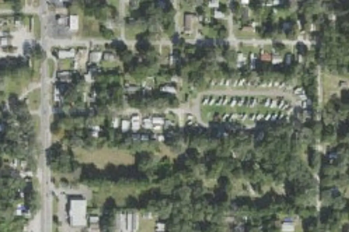 Aerial view of Russo Park
