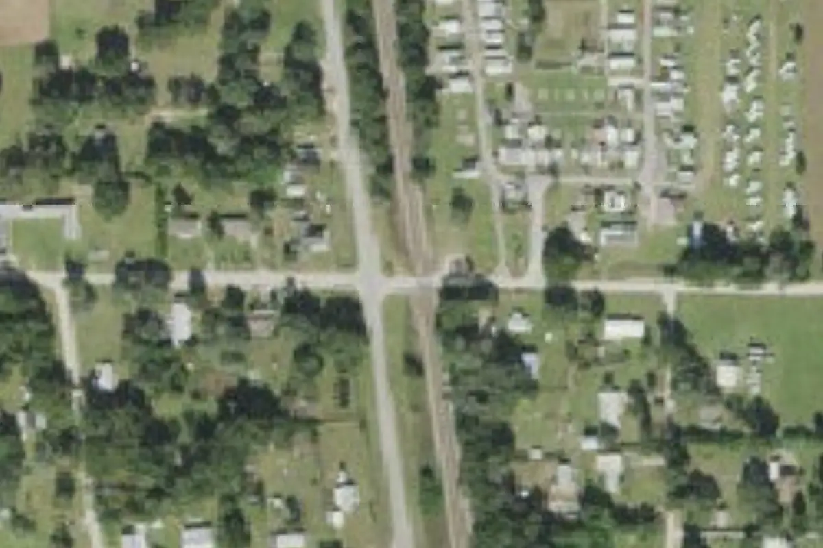Aerial view of Sandbar RV Resort