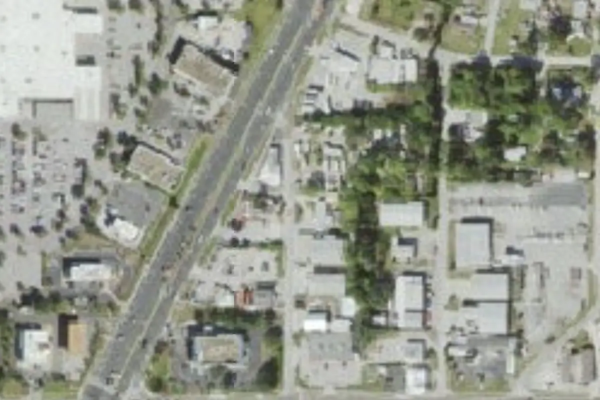 Aerial view of Sunshine Park of Port Richey
