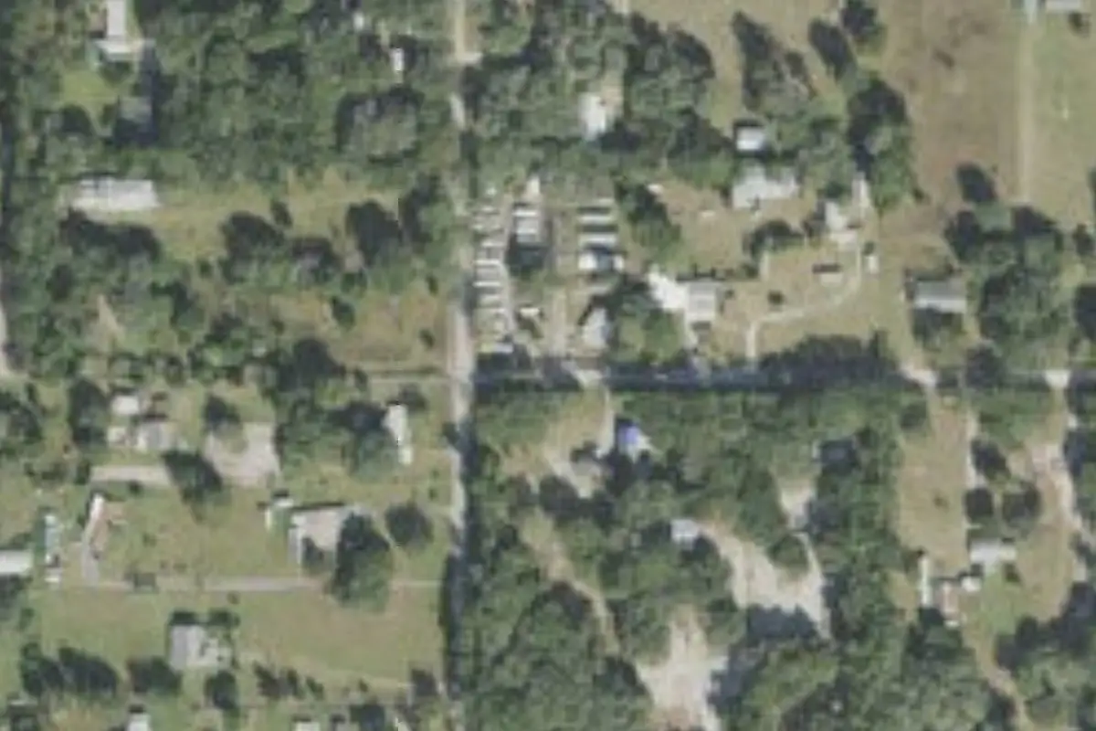 Aerial view of Tucker Road RV & Mobile Home Estates