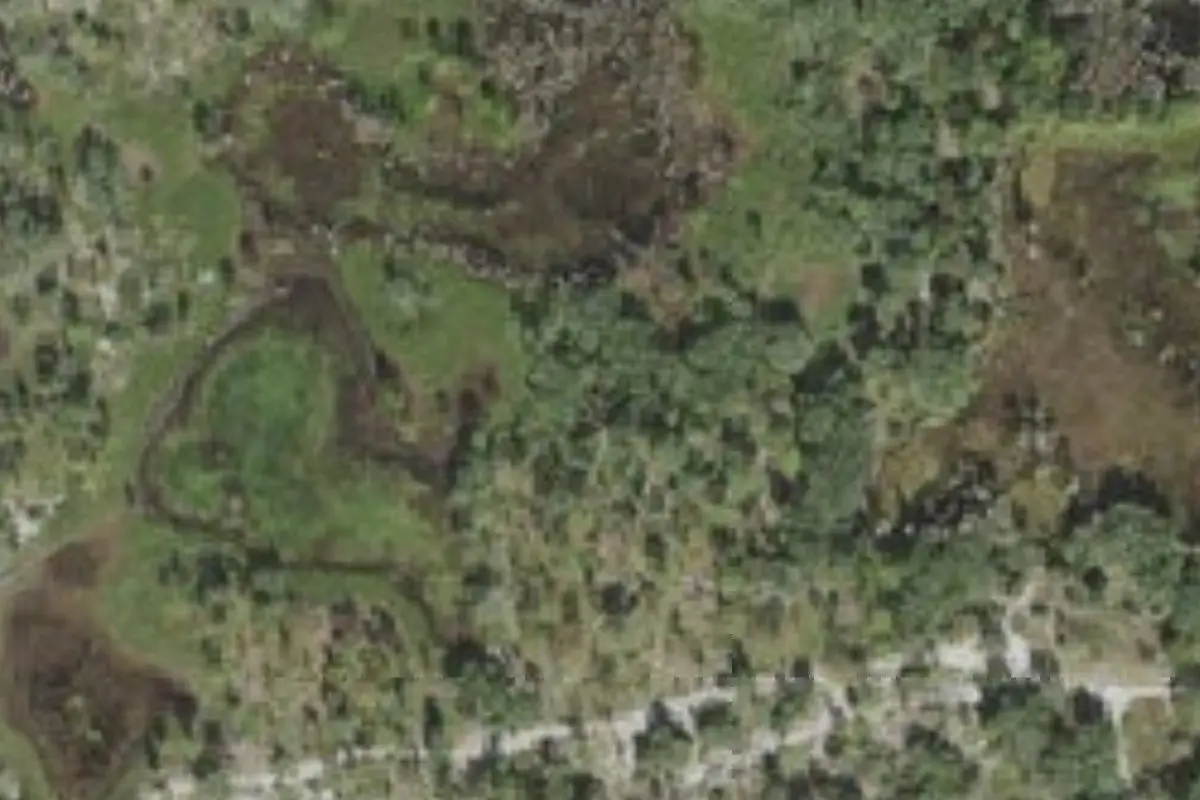 Aerial view of Unnamed campground