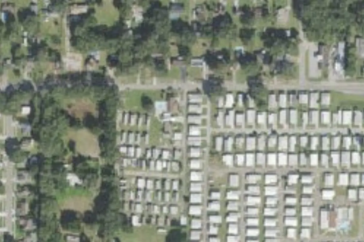 Aerial view of Village MHC
