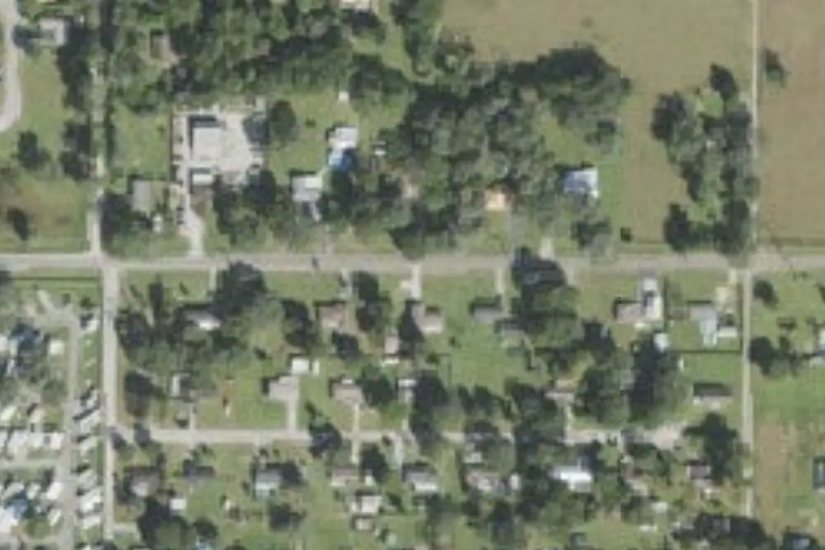 Aerial view of Waters Edge RV Community