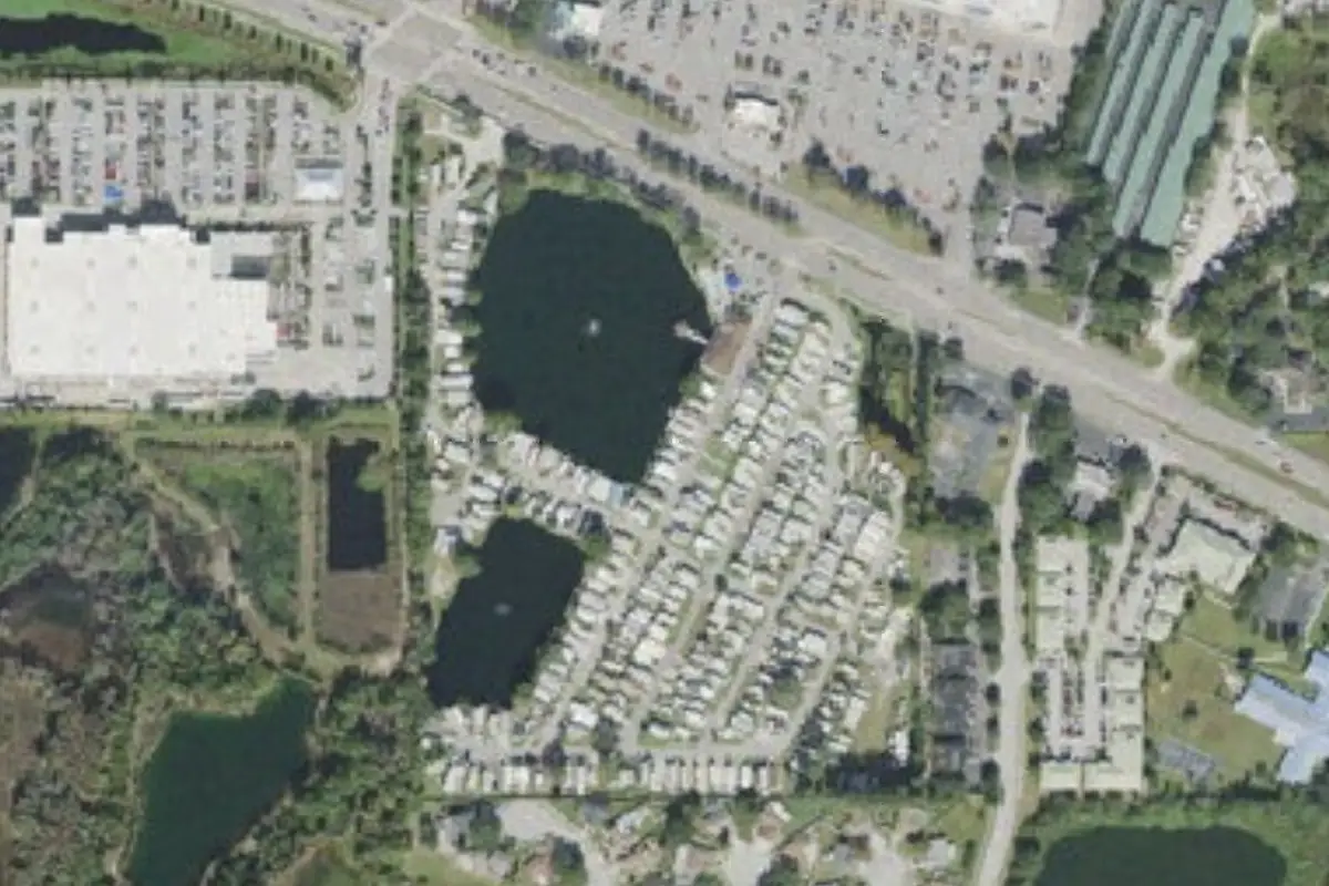 Aerial view of Winter Quarters Pasco