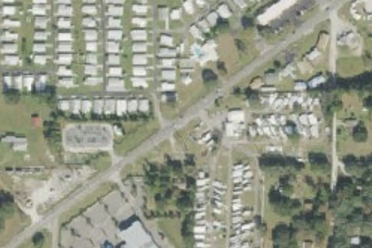 Aerial view of Zephyr Palms RV Resort