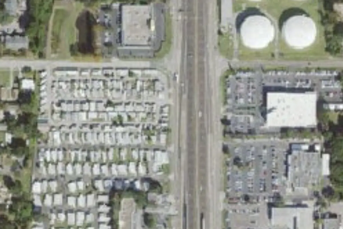 Aerial view of Belle Haven MHC