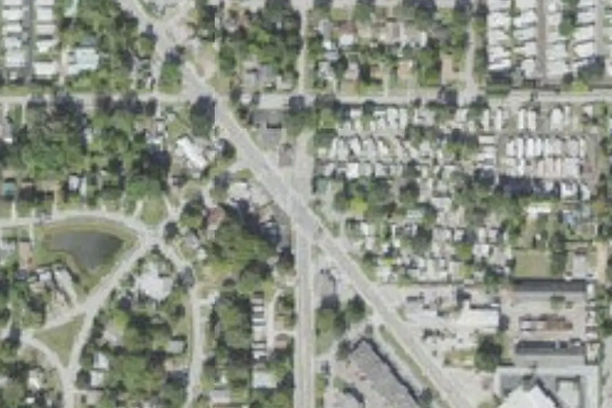 Aerial view of King of The Road MHP