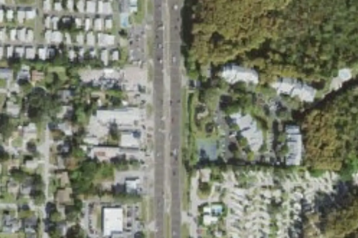 Aerial view of Clearwater / Lake Tarpon KOA Holiday