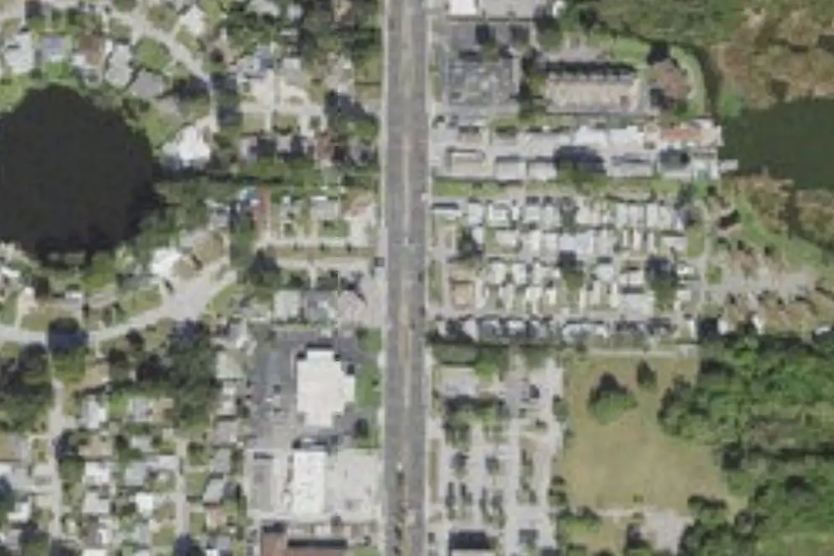 Aerial view of Lakeview Park