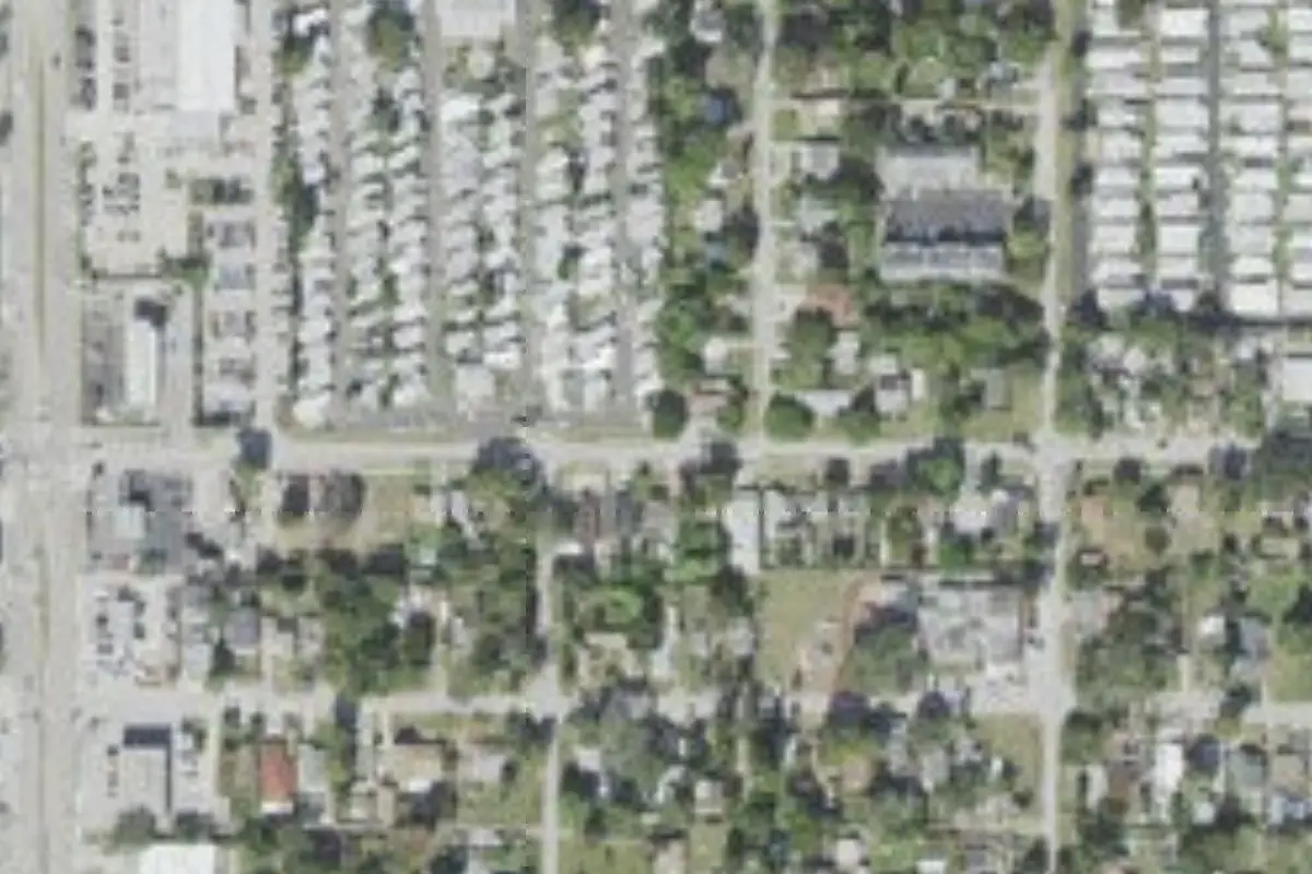 Aerial view of Palm Haven MHP