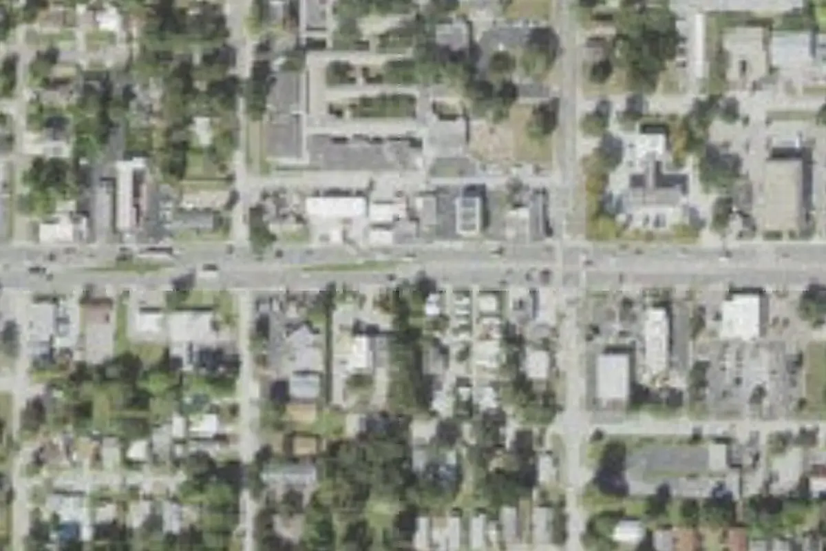 Aerial view of Parklawn RV Park