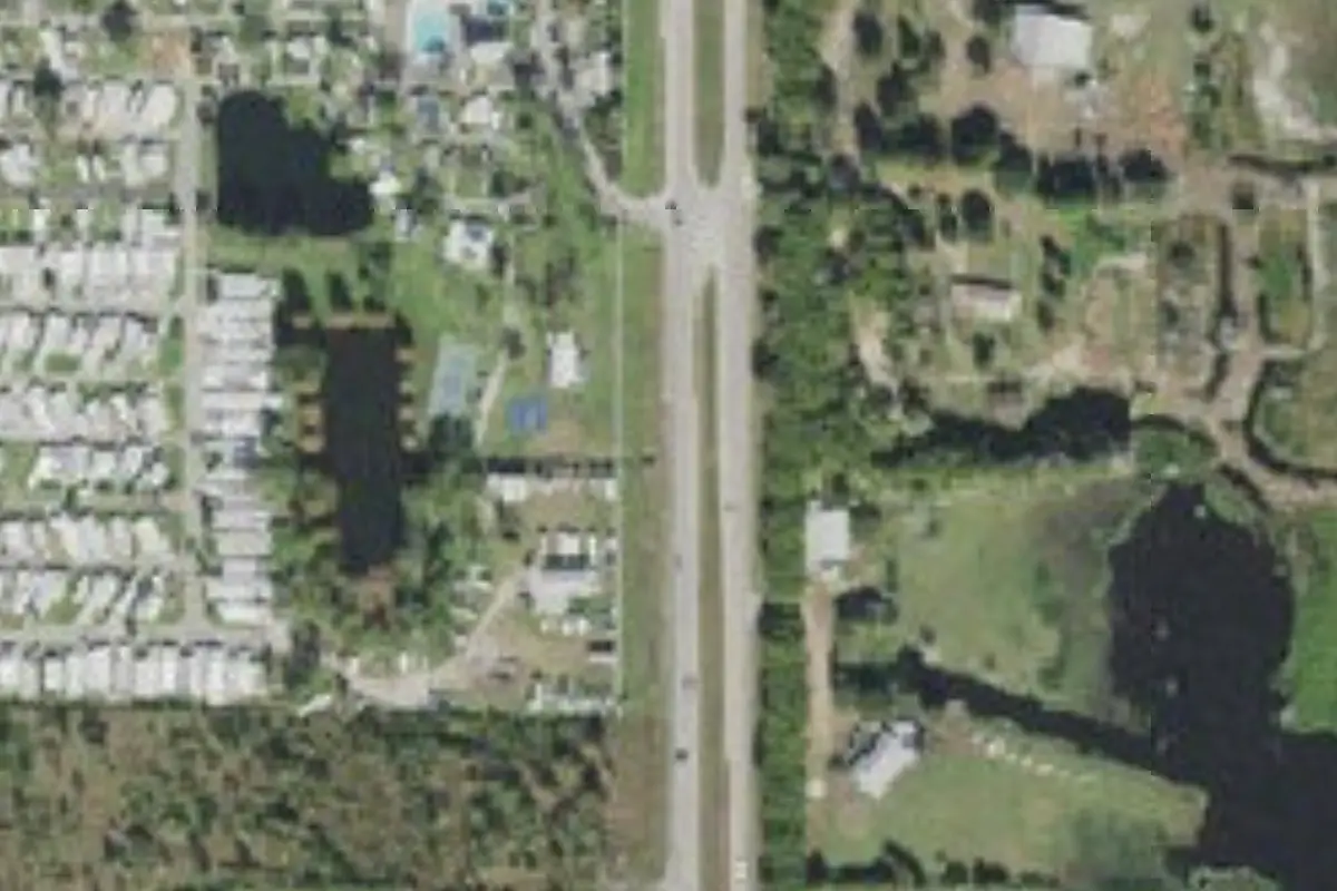 Aerial view of Camp Inn RV Resort