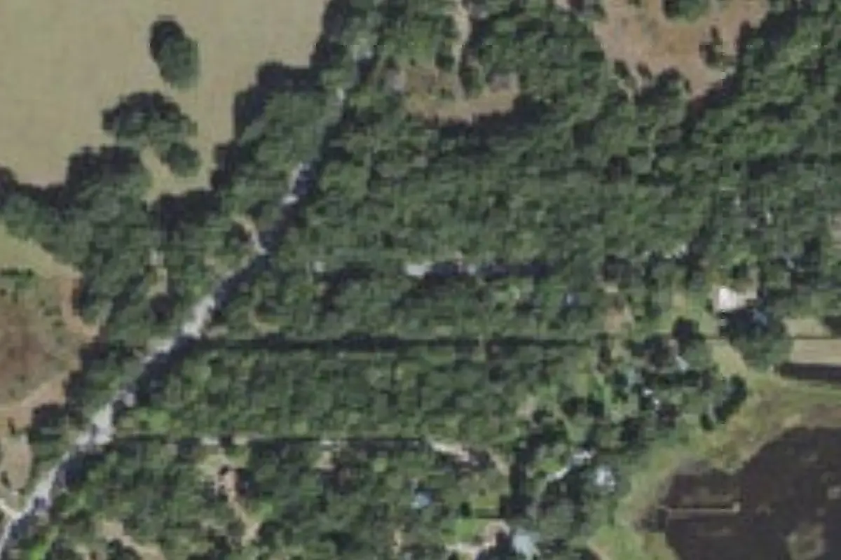 Aerial view of Camp Rosalie