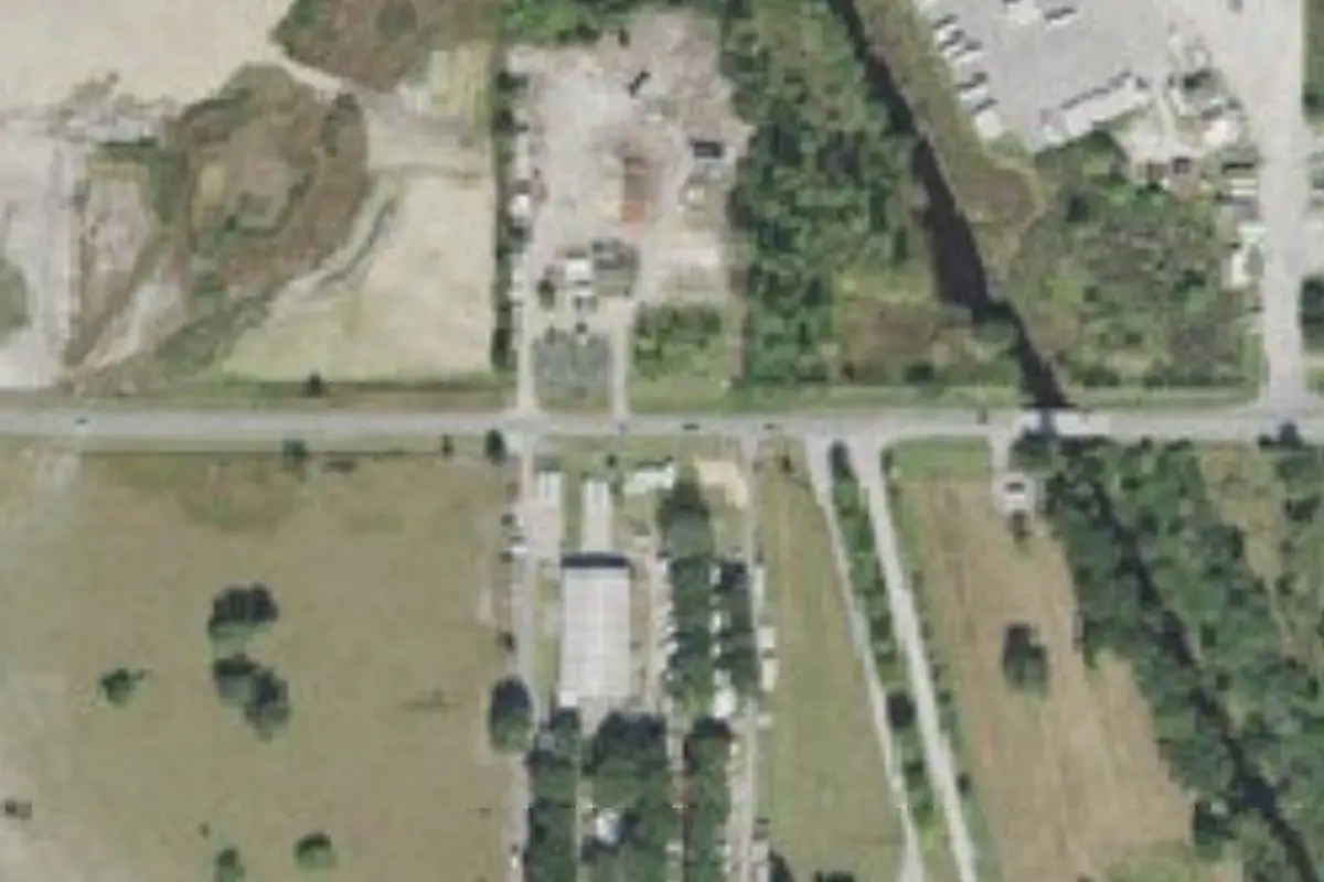 Aerial view of Central RV Park & Storage