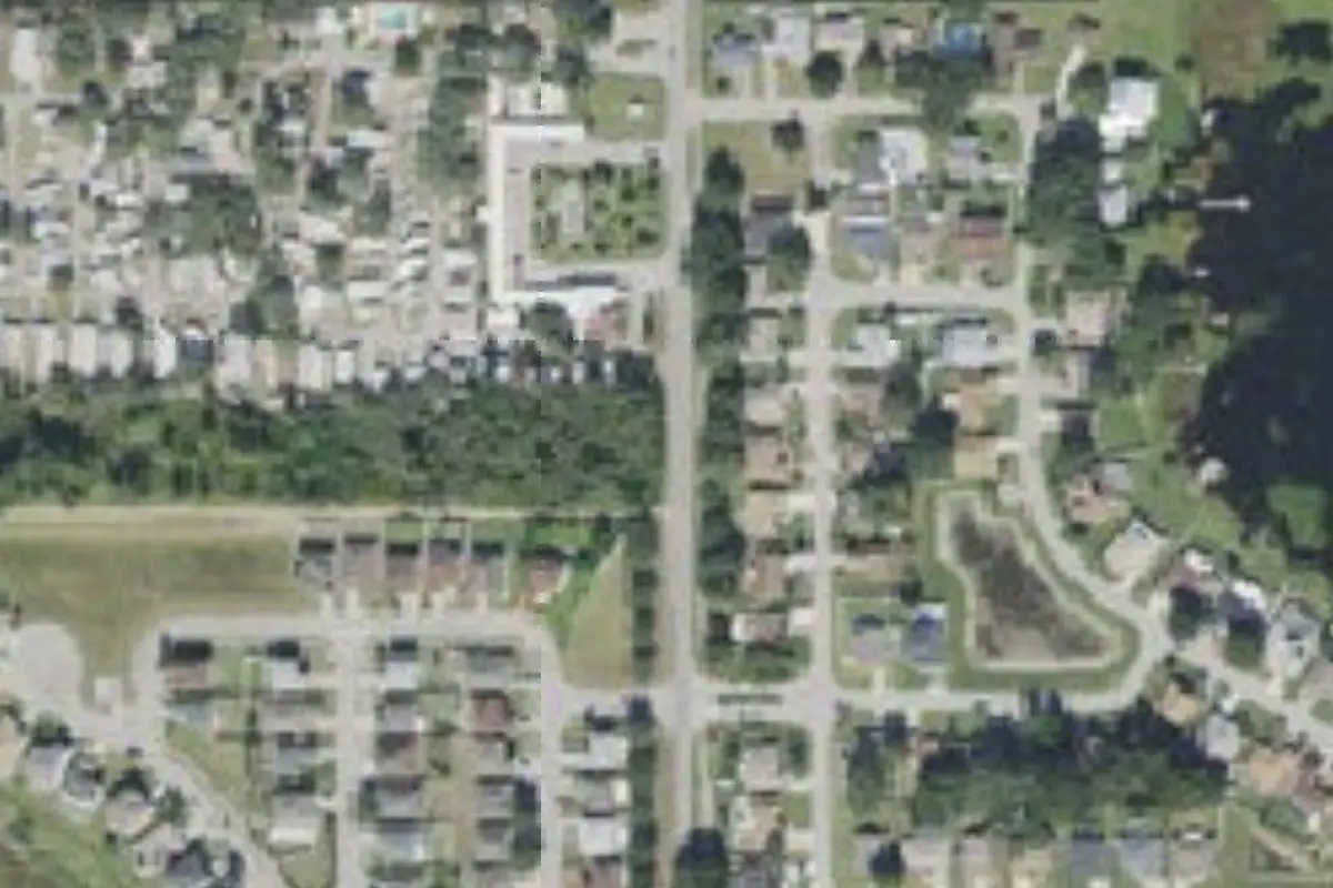 Aerial view of Cypress Inn
