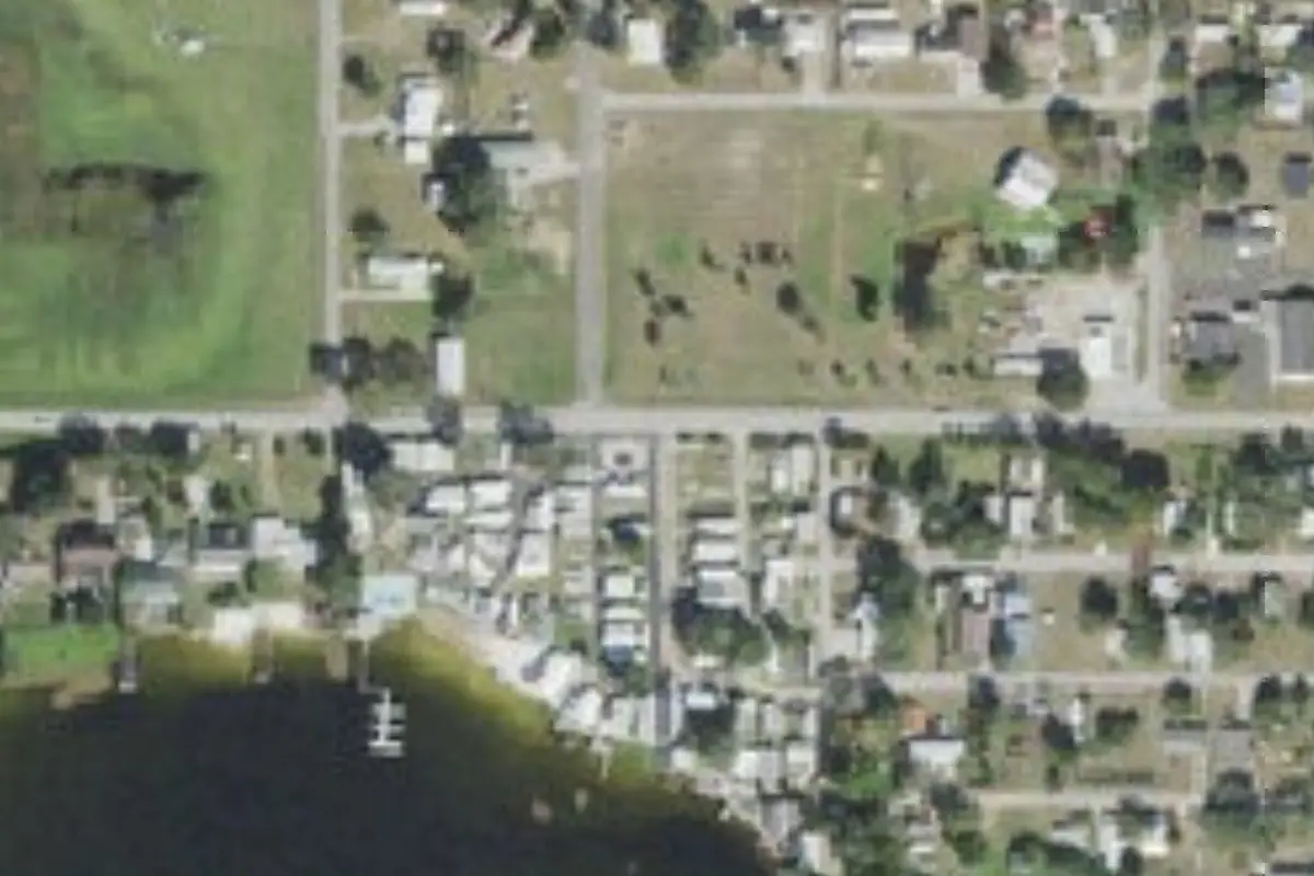 Aerial view of Frostproof Mobile Village
