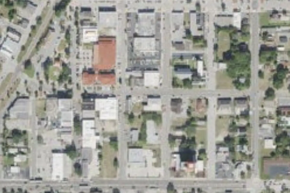 Aerial view of Haines City Mobile Home Park