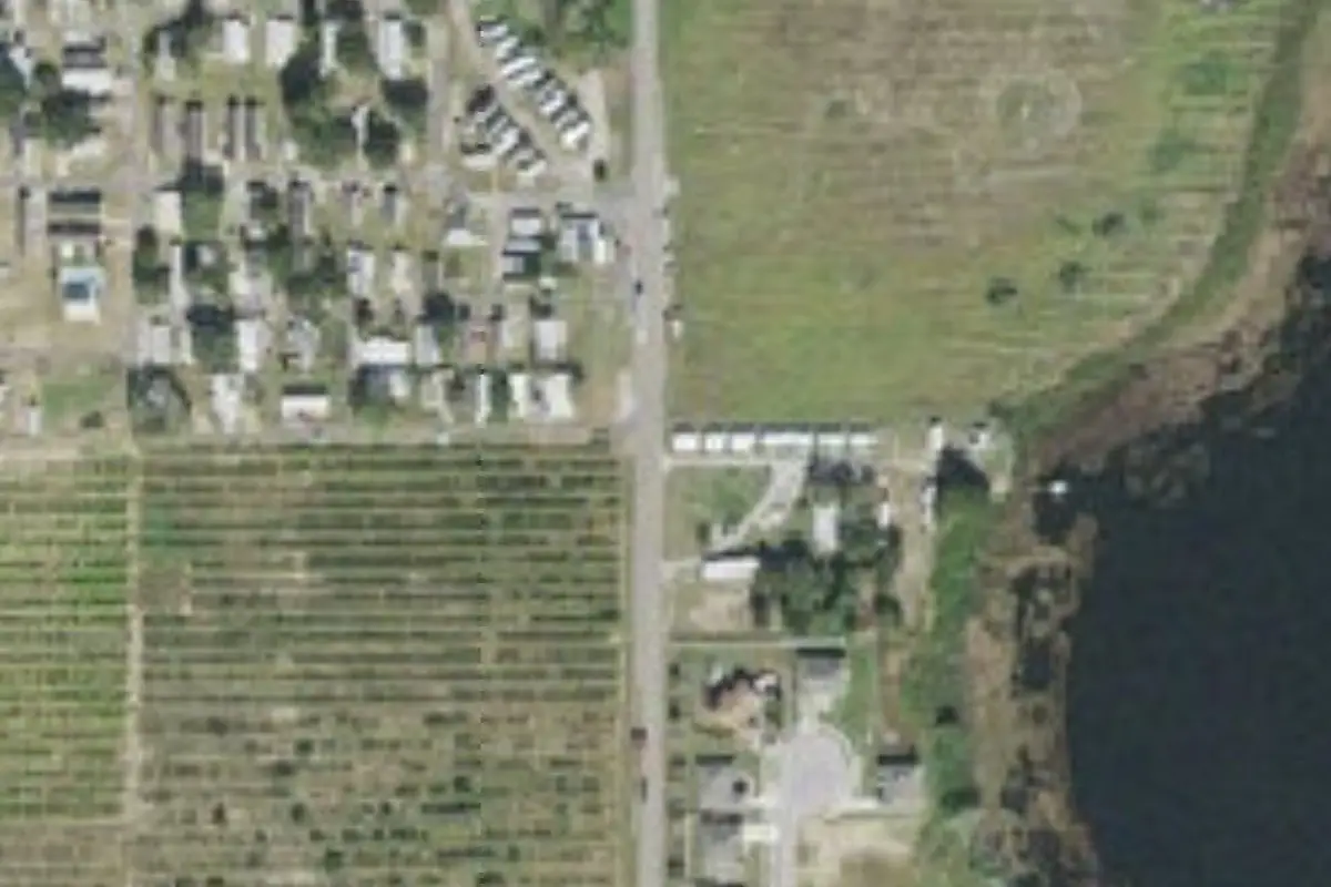 Aerial view of Lake Mabel Village