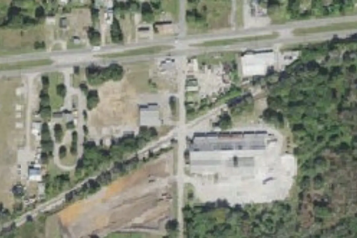 Aerial view of Lake Wales Airport Campground
