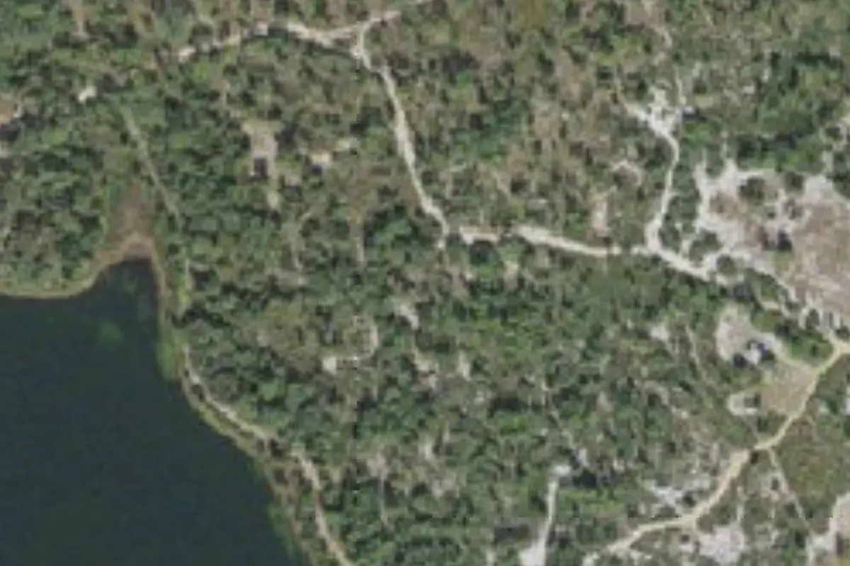 Aerial view of Flaming Arrow Scout Reservation