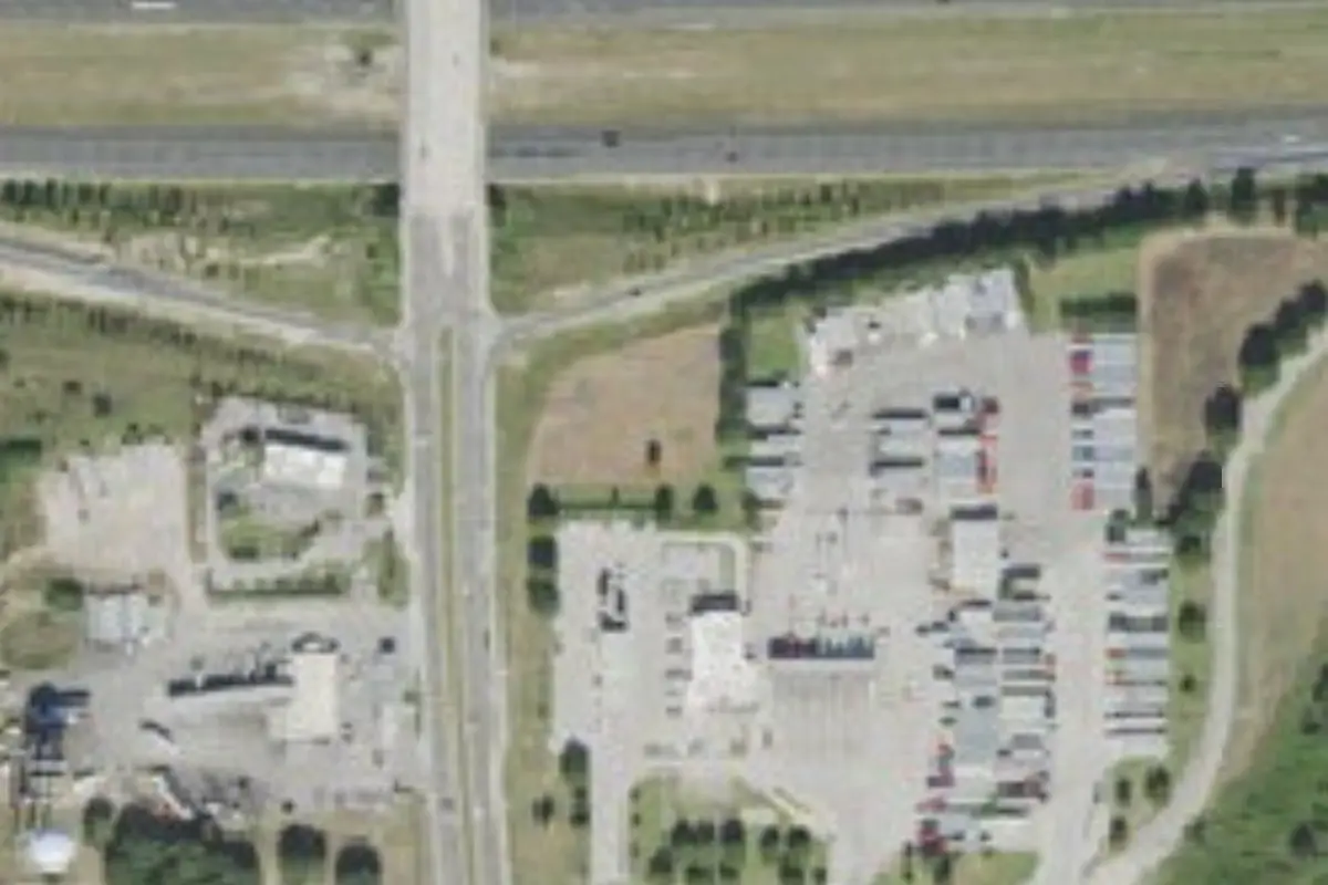 Aerial view of Love's Travel Stop #228 Auburndale, FL (RV Hookup)