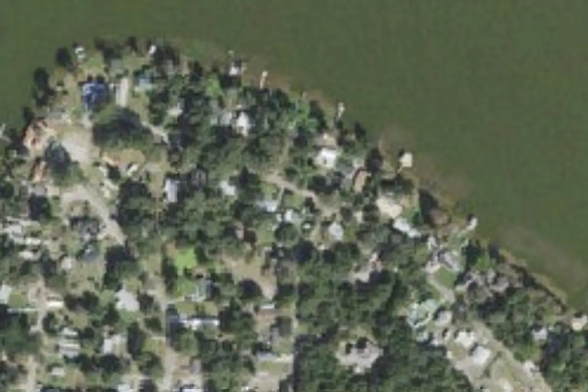 Aerial view of MHP Serendipity Lakeside Group