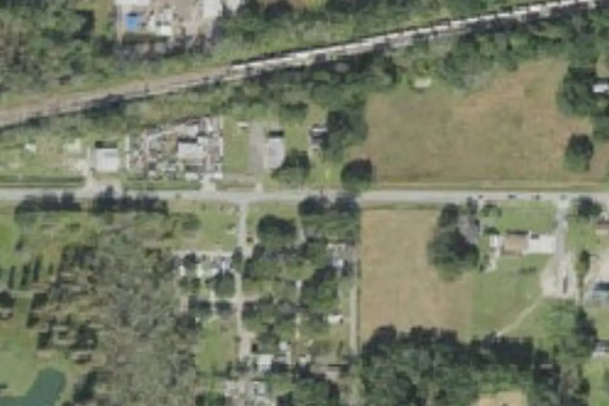 Aerial view of Morgan's RV Park