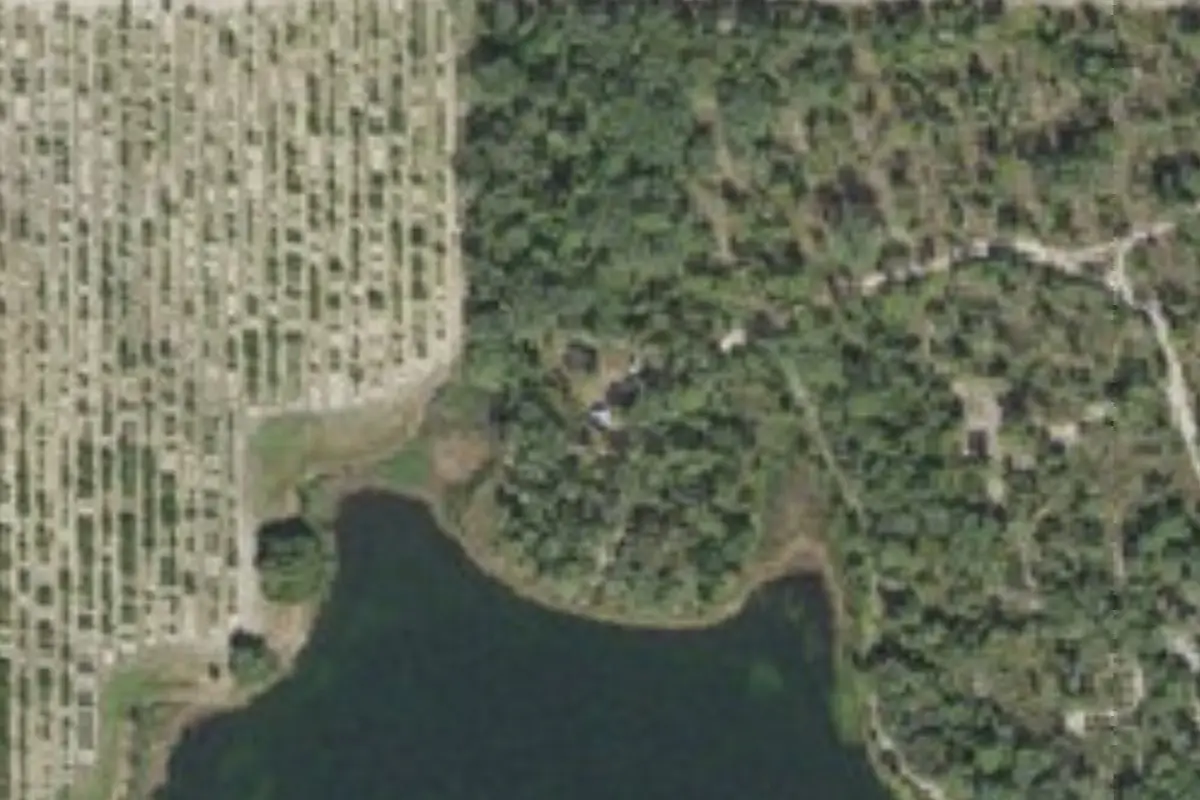 Aerial view of Flaming Arrow Scout Reservation