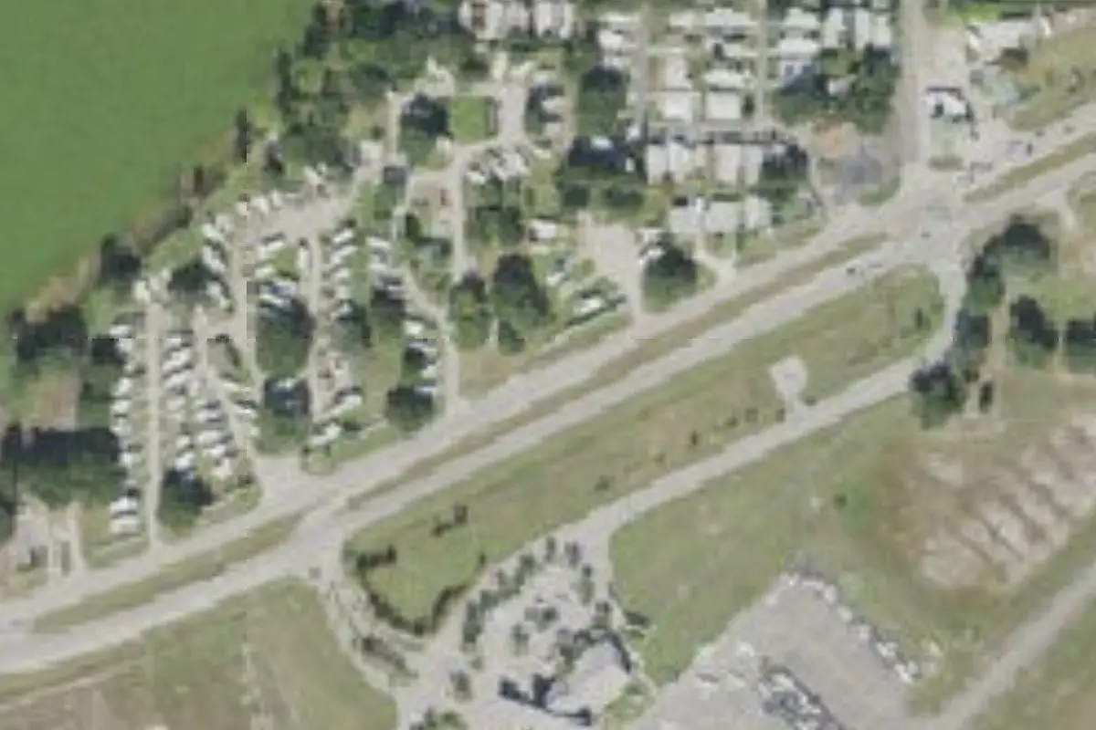Aerial view of The Outpost RV Resort (The Outpost Resort on Lake Mariana)