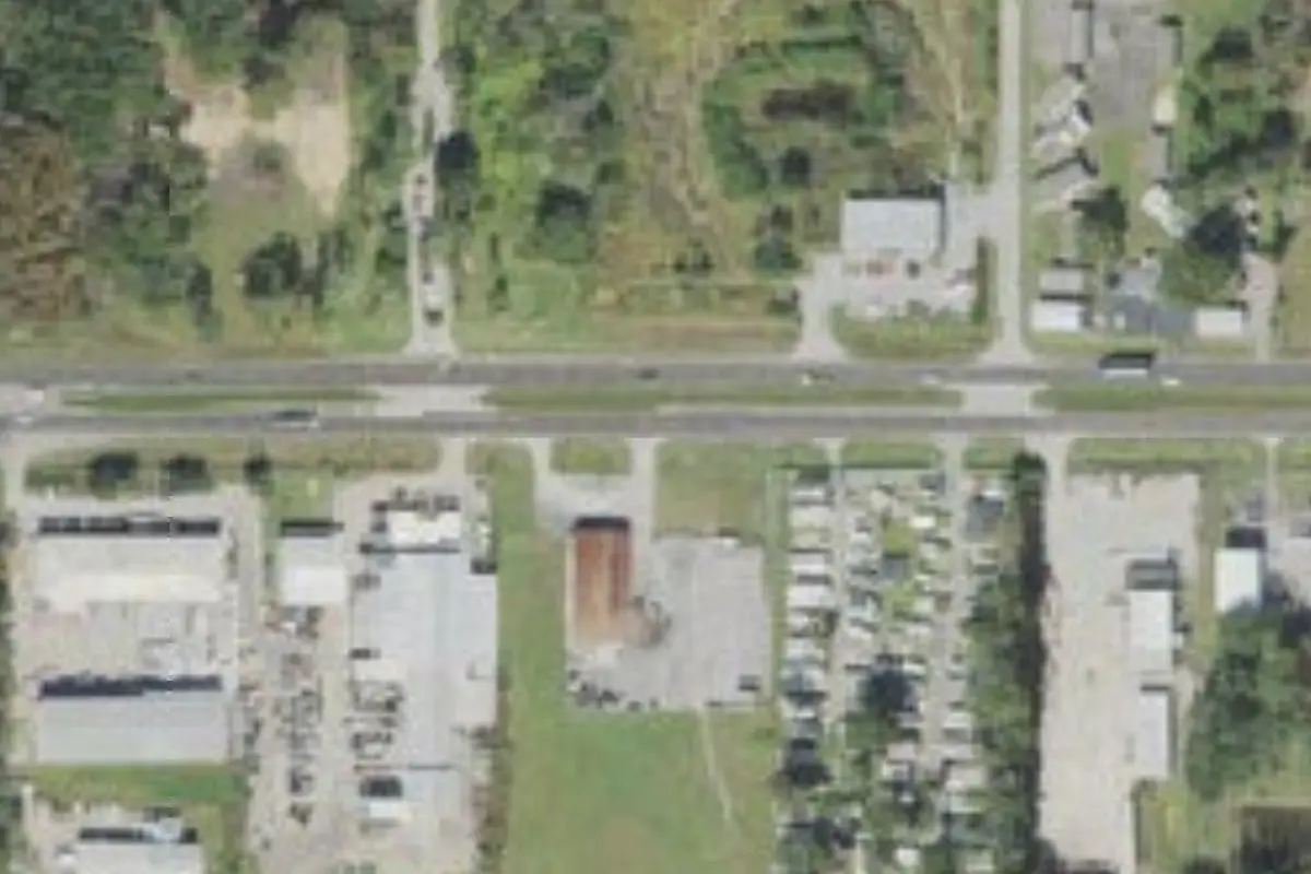 Aerial view of Palm Breeze Estates