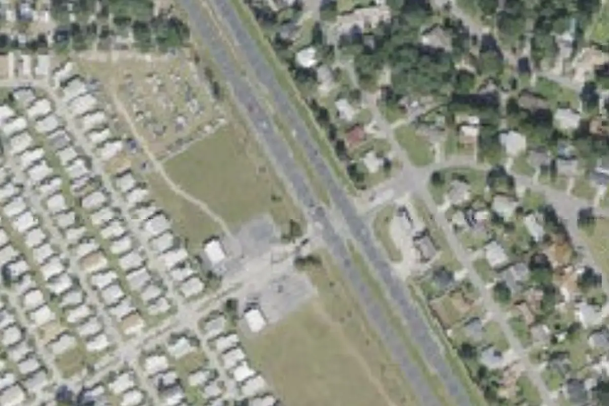 Aerial view of Paradise Island Campground (Paradise Island RV Park)