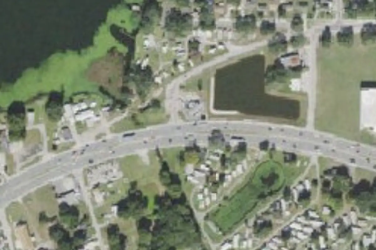 Aerial view of Patrick's Mobile Home Park